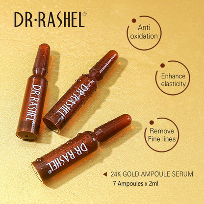 Dr Rashel Skin Care 24K Gold Ampoule face Serum (7pcs in 1 box)