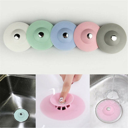 Silicone Bathroom Kitchen Sink Drainer Stopper