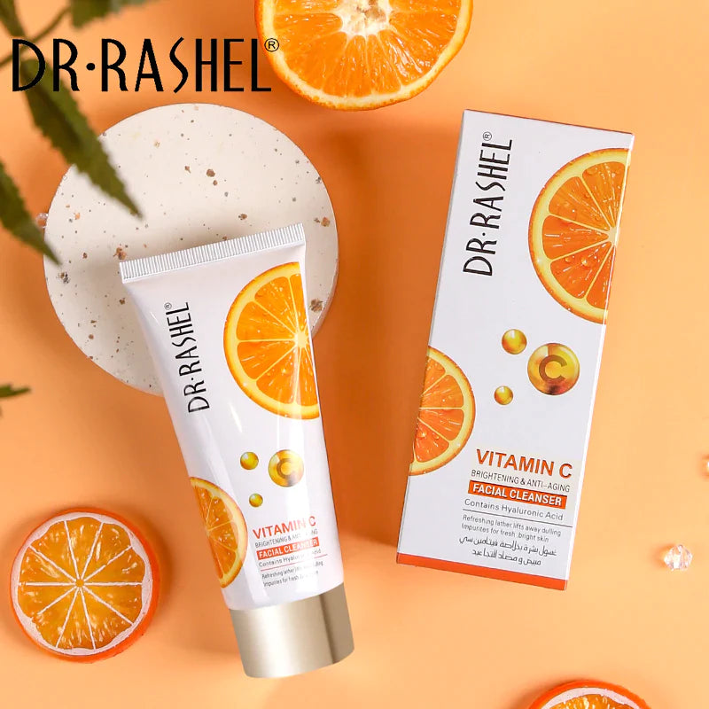 Dr Rashel Vitamin C Brightening Facial Cleanser with Hyaluronic Acid - 80ml