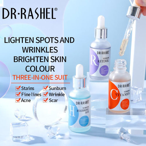 DR RASHEL Anti-aging Moisturizing Vitamin C Facial Serum Set 3 Pack