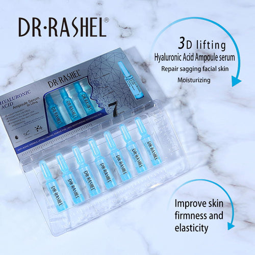 Dr Rashel Skin Care Hyaluronic Acid Ampoule Serum 2ml x 7pcs (7pcs in 1 box)