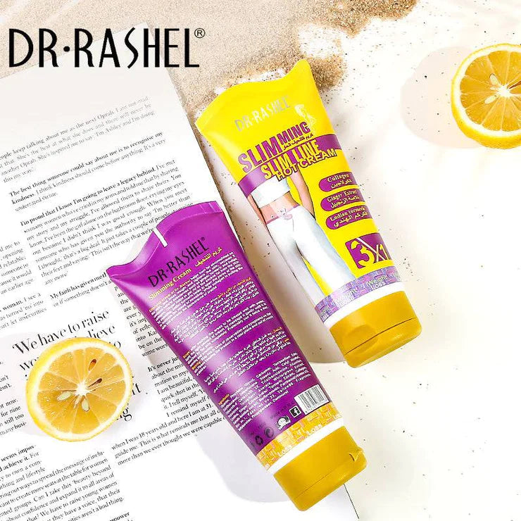 Dr Rashel Slimming Slim Line Hot Cream with Ginger Extract Collagen & Turmeric For Slim Fit - 150gms