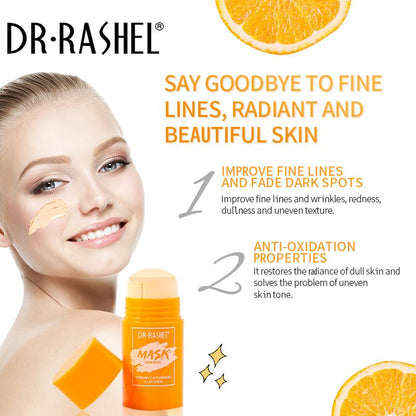 DR RASHEL Glow Boost Vitamin C and Turmeric Clay Mask For Face