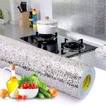 KITCHEN OIL PROOF SELF ADHESIVE ALUMINUM FOIL STICKERS