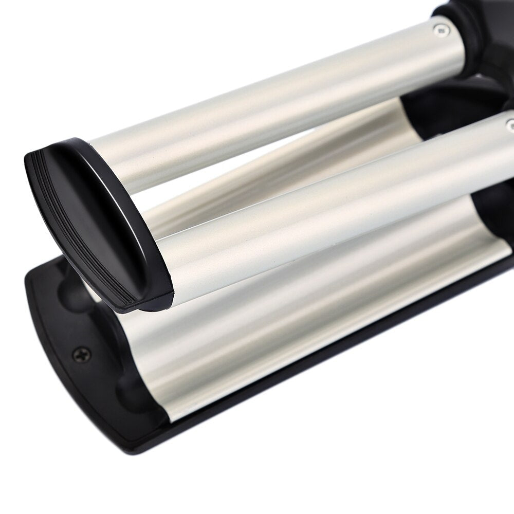 Kemei KM-2022 Hair Curling Ceramic 3 Barrel Clamp Curler