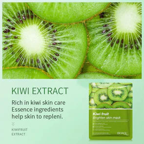 BIOAQUA Kiwi Fruit Brighten Skin Face Sheet Mask