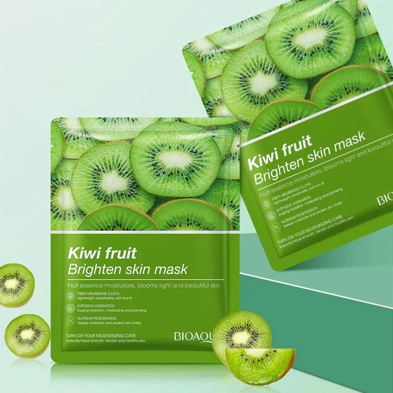 BIOAQUA Kiwi Fruit Brighten Skin Face Sheet Mask