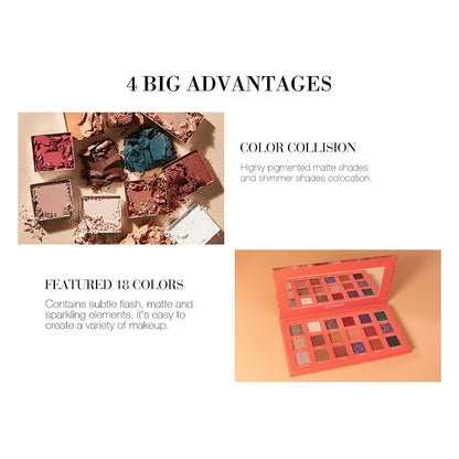 O.TWO.O OCEAN MYSTERY 18 COLORS EYESHADOW PALETTE