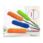 Adjustable Dusting Stick With Microfiber Cloth