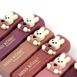 Miss Rose Pack Of 6 Semi Matte Bear Lipstick Set