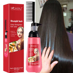 Mokeru Women Natural Argan Oil Extract Shiny Keratin Straightening Cream