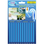 12 Pcs Cleaning Sani Sticks For Home Kitchen Sink