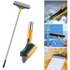 Floor Scrub Brush With Long Telescopic Handle 3 In 1