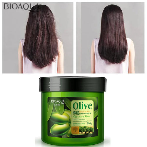 BIOAQUA Original Olive Hair Keratin Mask For Dry Damaged Hair