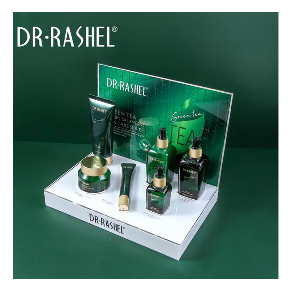 DR RASHEL Green Tea Purify Balancing Skin Care Set 10pcs Facial Care Kit