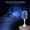 Rechargeable Electric Mosquito Killer Racket Glow Electric Fly Swatter, Rechargeable Bug Zapper