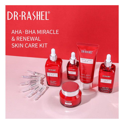 DR RASHEL AHA BHA Miracle Renewal Skin Care Set Facial Care Kit Pack Of 11