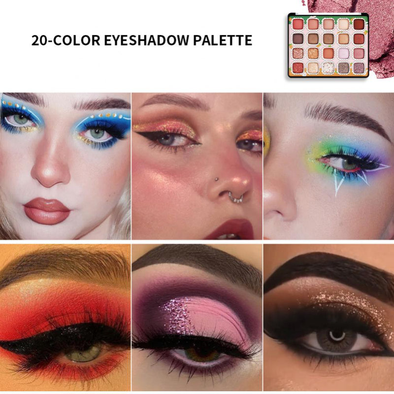 Miss Rose 20 Colors Multicolor Palette