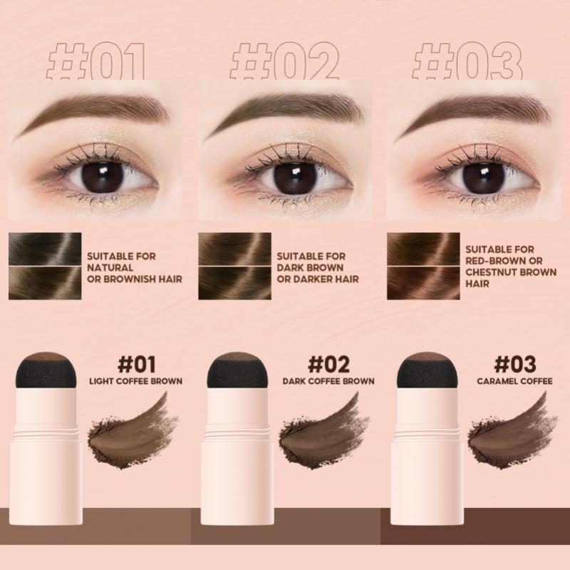 O.TWO.O One Step Hairline & Eyebrow Shaping Stamp Waterproof with Stencils