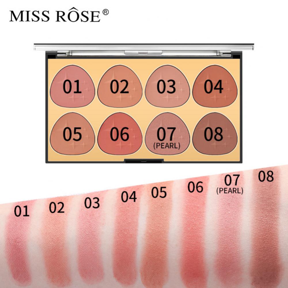 Miss Rose 3D Blush 8 Color Palette