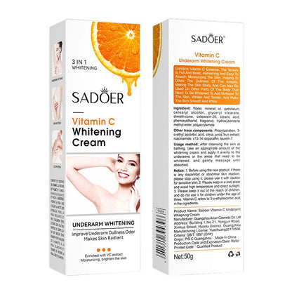 SADOER 3 in 1 Whitening Vitamin C Underarm Cream 50g