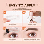 O.TWO.O One Step Hairline & Eyebrow Shaping Stamp Waterproof with Stencils