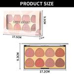 Miss Rose 3D Blush 8 Color Palette