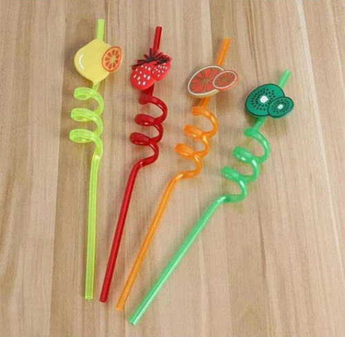 Pack Of 4 Fruity Straws