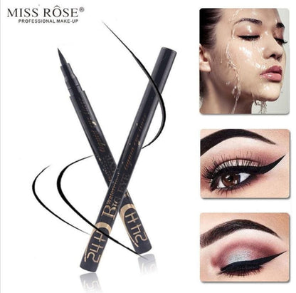 Miss Rose Liquid Foundation + Miss Rose Liptint + Miss Rose 24H Marker Eyeliner