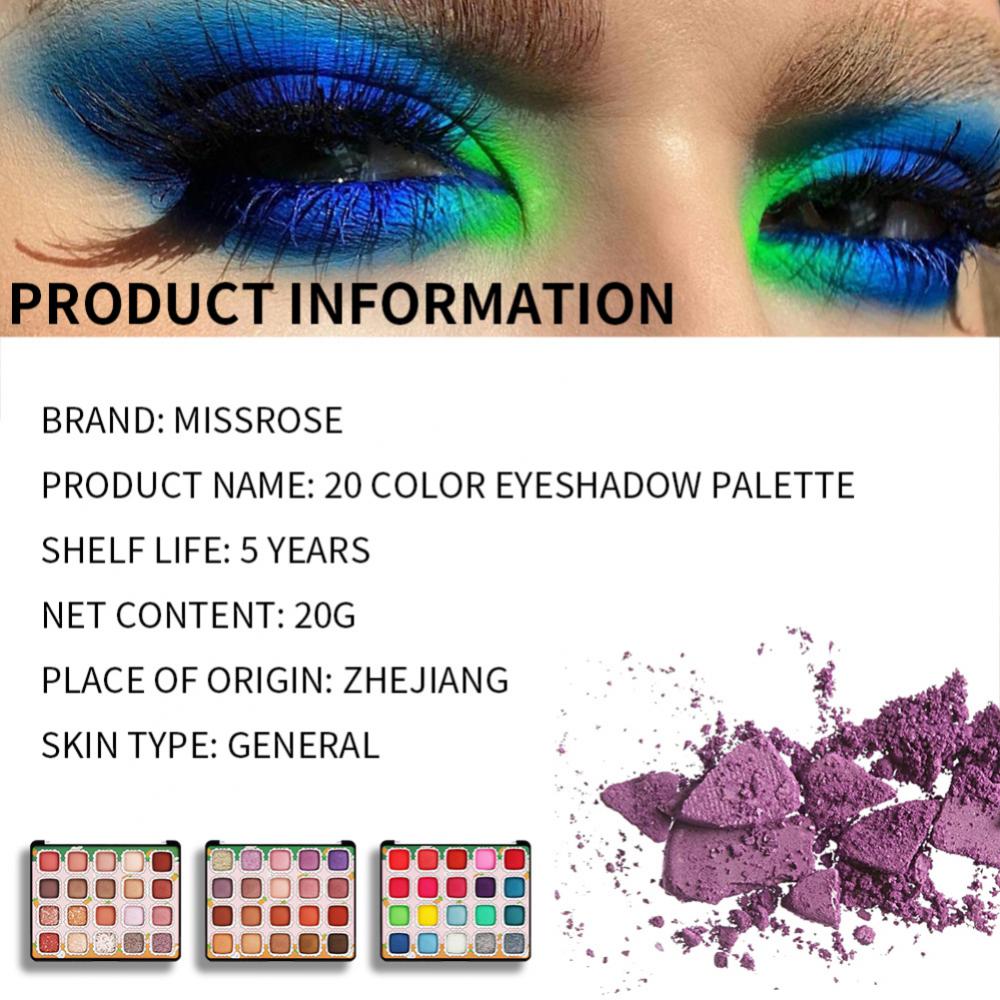 Miss Rose 20 Colors Multicolor Palette