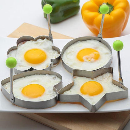 Egg Molds Stainless Steel 4 Pcs Set For Kitchen