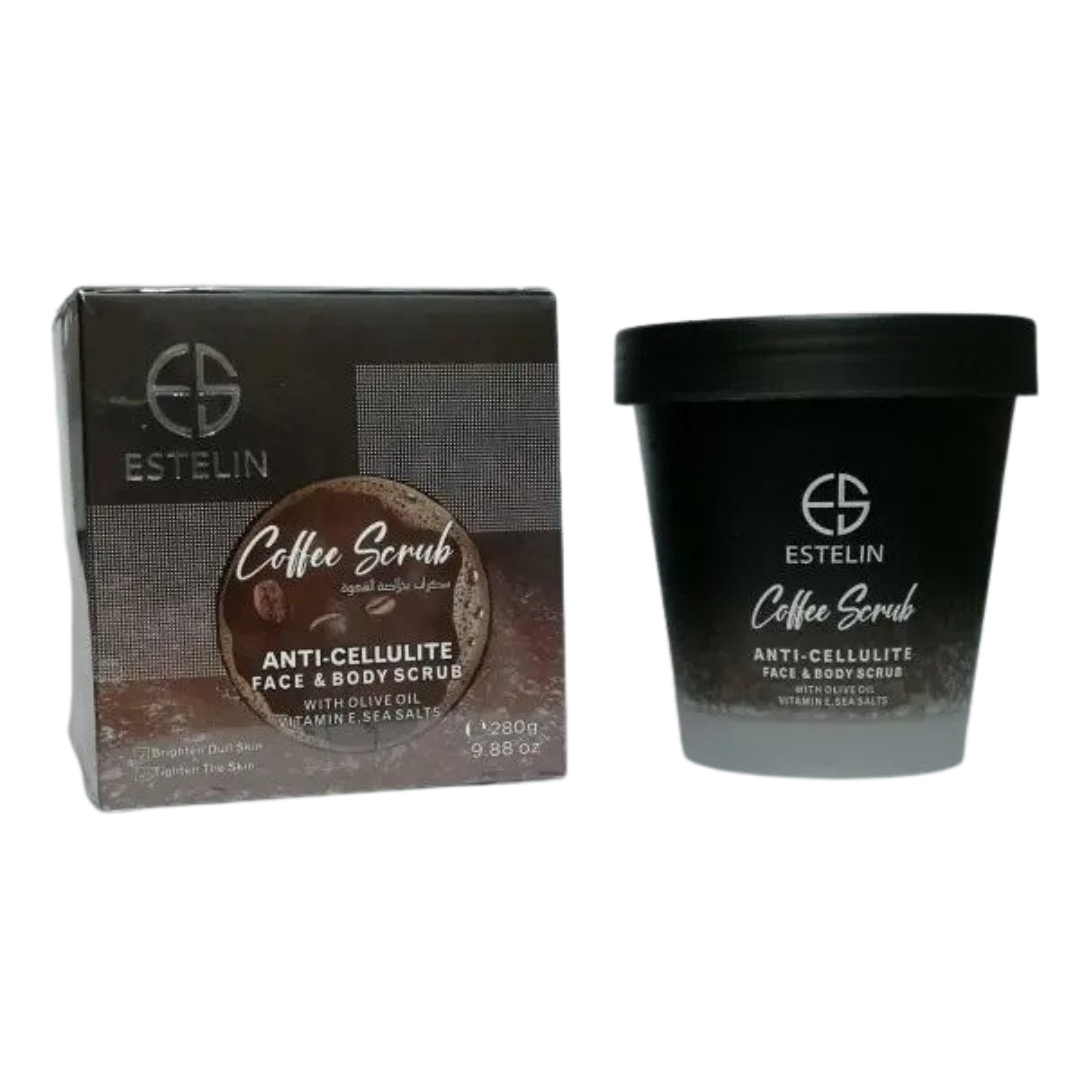 Estelin Anti-Cellulite Face & Body Coffee Scrub by Dr Rashel