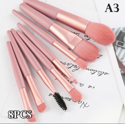 Mini Makeup Brushes Face & Eyeshadow & Eyebrow & Lip Brush Set