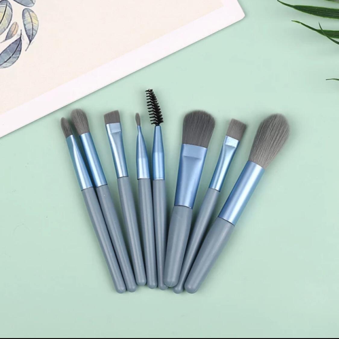 Mini Makeup Brushes Face & Eyeshadow & Eyebrow & Lip Brush Set