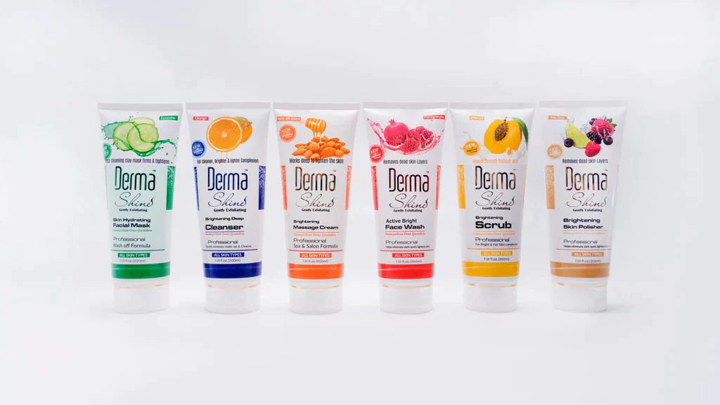 Derma Shine Fruit Facial Kit Pack Of 6