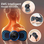 EMS Intelligent Massage Instrument Electric Massager Neck Back Body Cervical Massager Pain Relief Stimulator Massage Patch Rechargeable