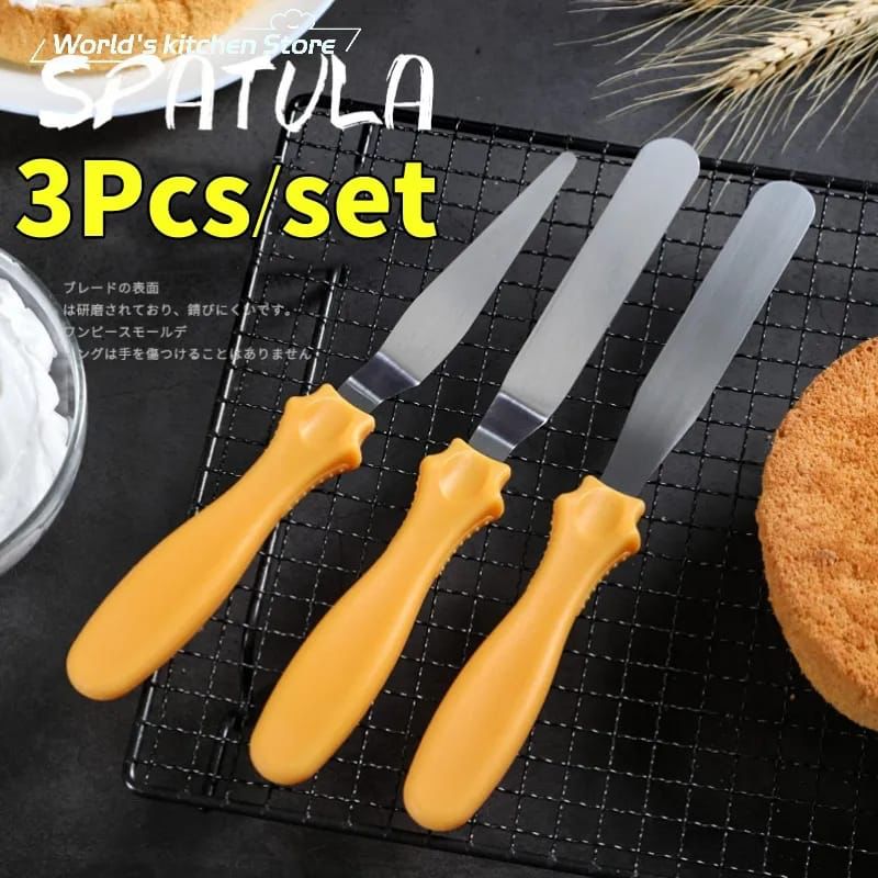 Spatula 3 Pcs Set For Baking