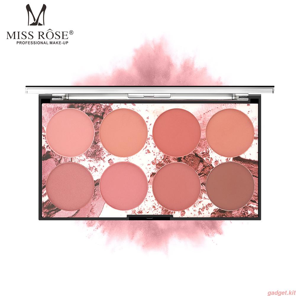 8 Colors MISS ROSE Blush Palette