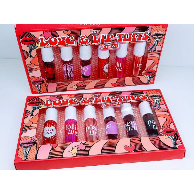 Pack Of 6 Benefits love And Lip Tints Set