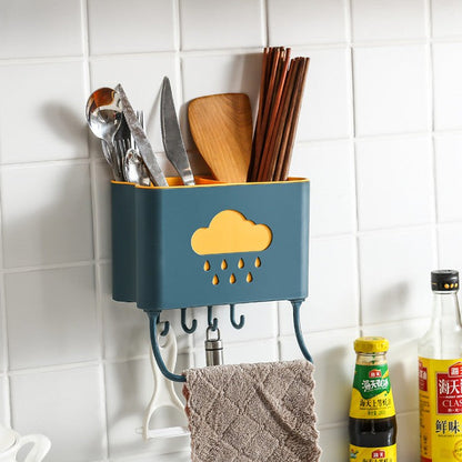 Raining Cloud-shaped Kitchen Spoon Shelves