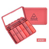 Hengfang 6pcs Mini Velvet Lipstick Waterproof (Red Edition)