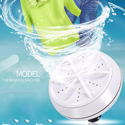 2in1 Mini Washer Portable Ultrasonic Laundry plus Dishwasher washing Machine