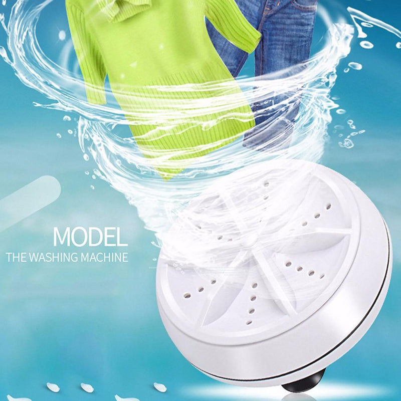 2in1 Mini Washer Portable Ultrasonic Laundry plus Dishwasher washing Machine