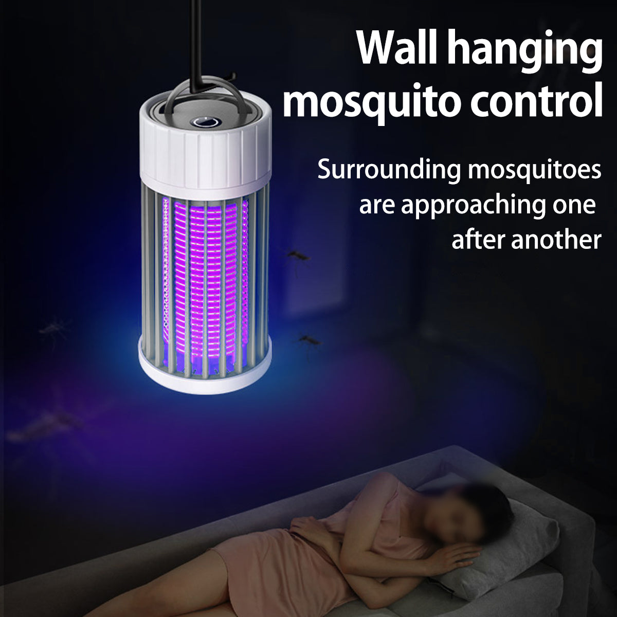 Portable Electric USB Mosquito Killer With Night Light 2 Modes
