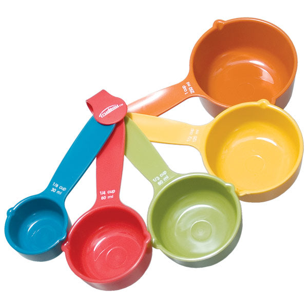 5 Piece Multicolor Measuring Cup Spoon Set for Precise Cooking & Baking