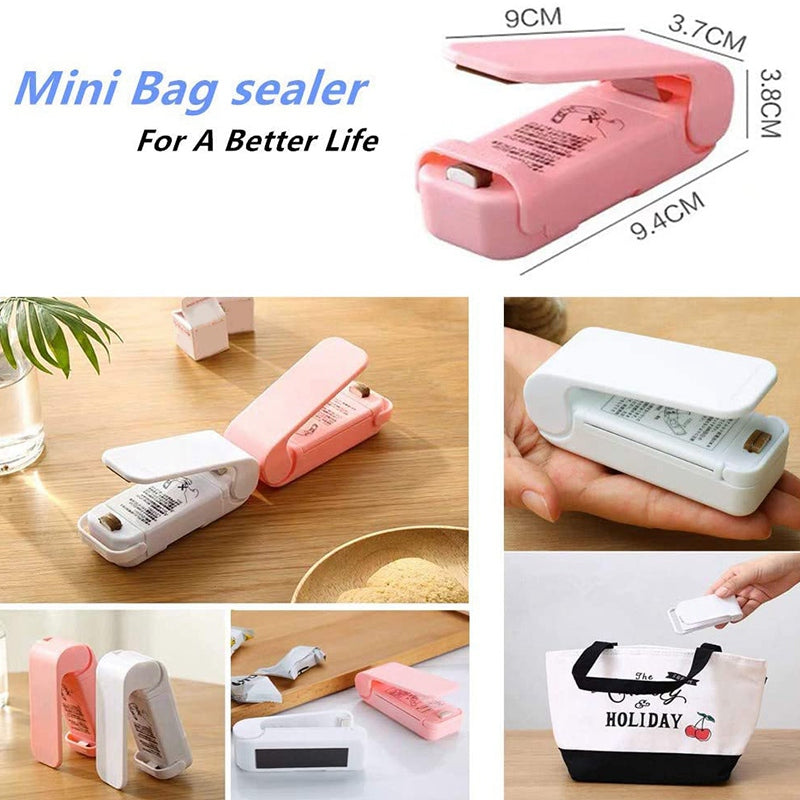 Mini Plastic Sealer Bag Machine for Food Saver Storage Snack Fresh Handheld