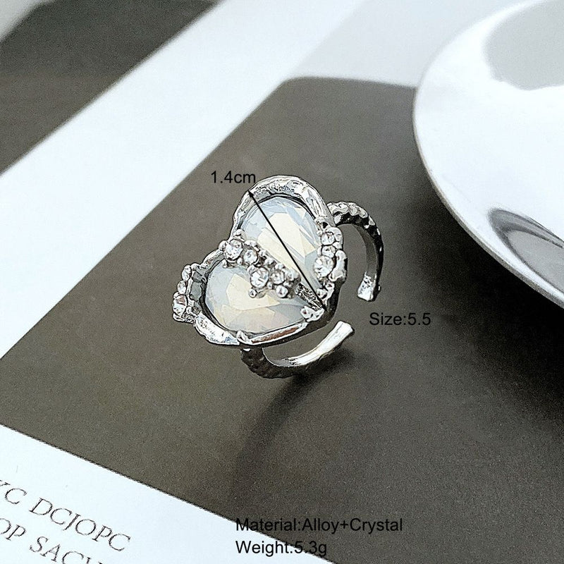 Heart Ring Silver