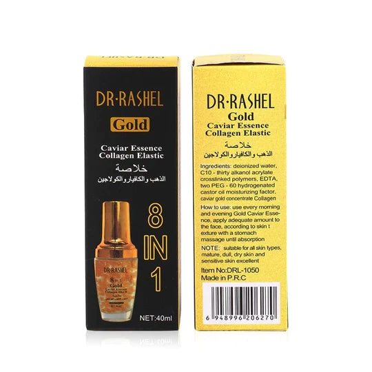 Dr Rashel Gold Caviar Essence & Collagen Elastin Serum 8 in 1 Face Serum