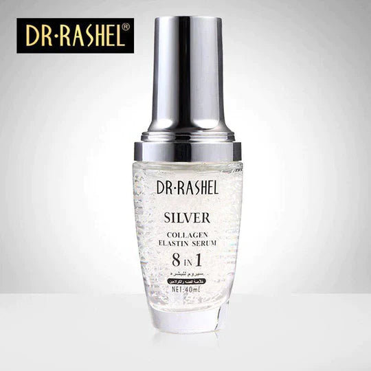 Dr Rashel New 8 in 1 Collagen Elastin Face Serum - 40ml - Silver