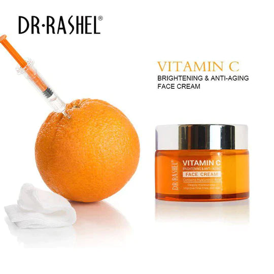 Dr Rashel Vitamin C Brightening & Anti Aging Face Cream Powered By Hyaluronic Acid